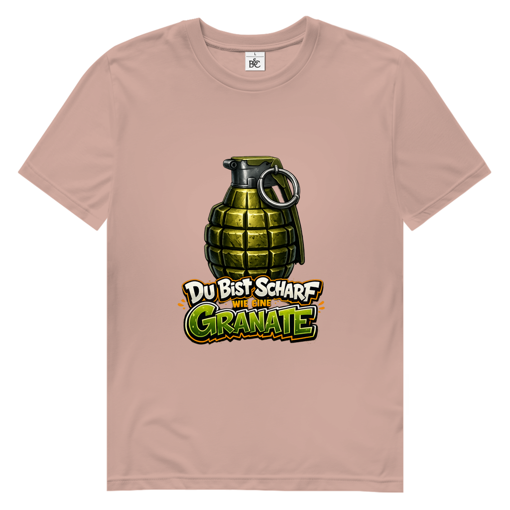 Herren Premium Bio T-Shirt "Scharf wie ne Granate"