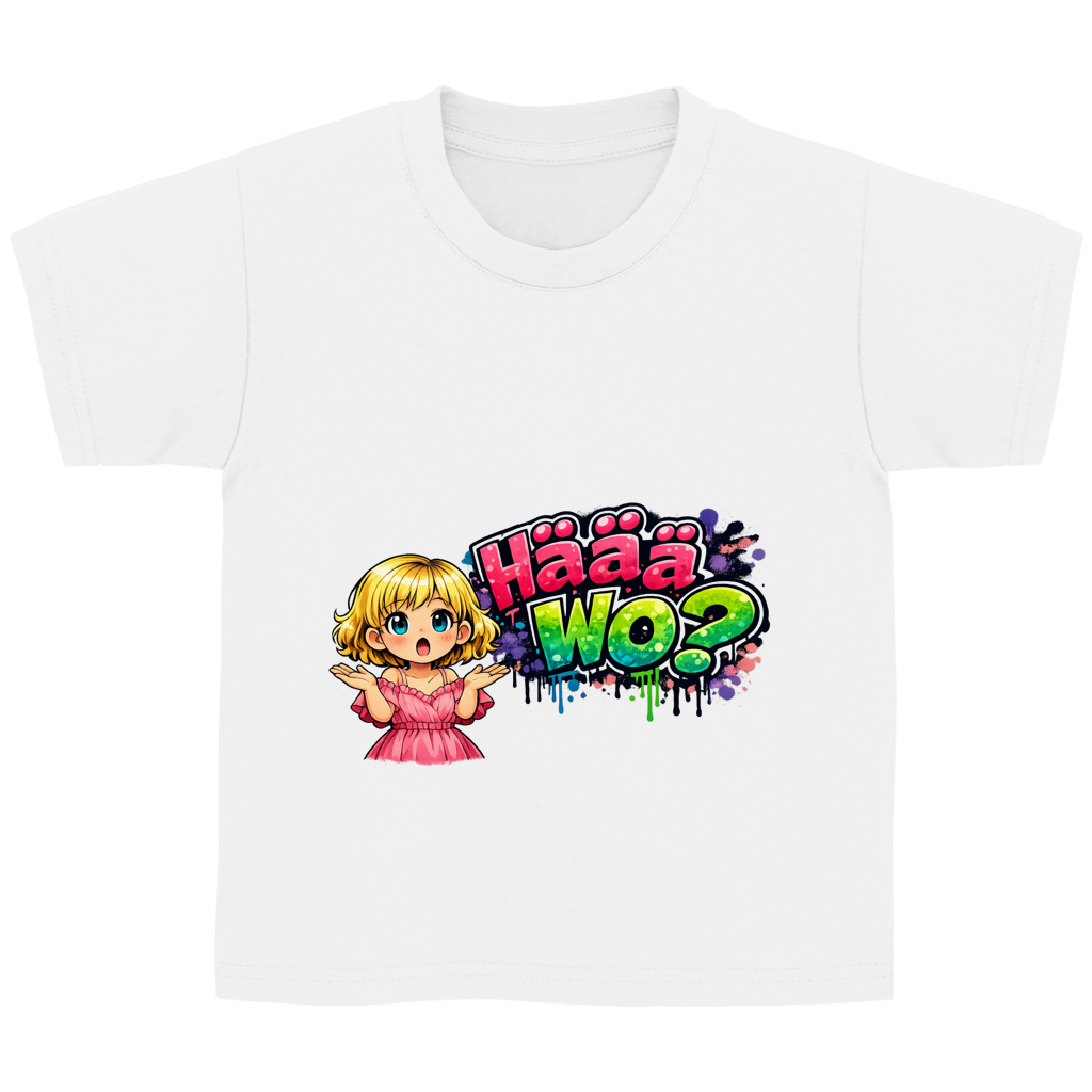 Kids Basic T-Shirt "Häää Wo"