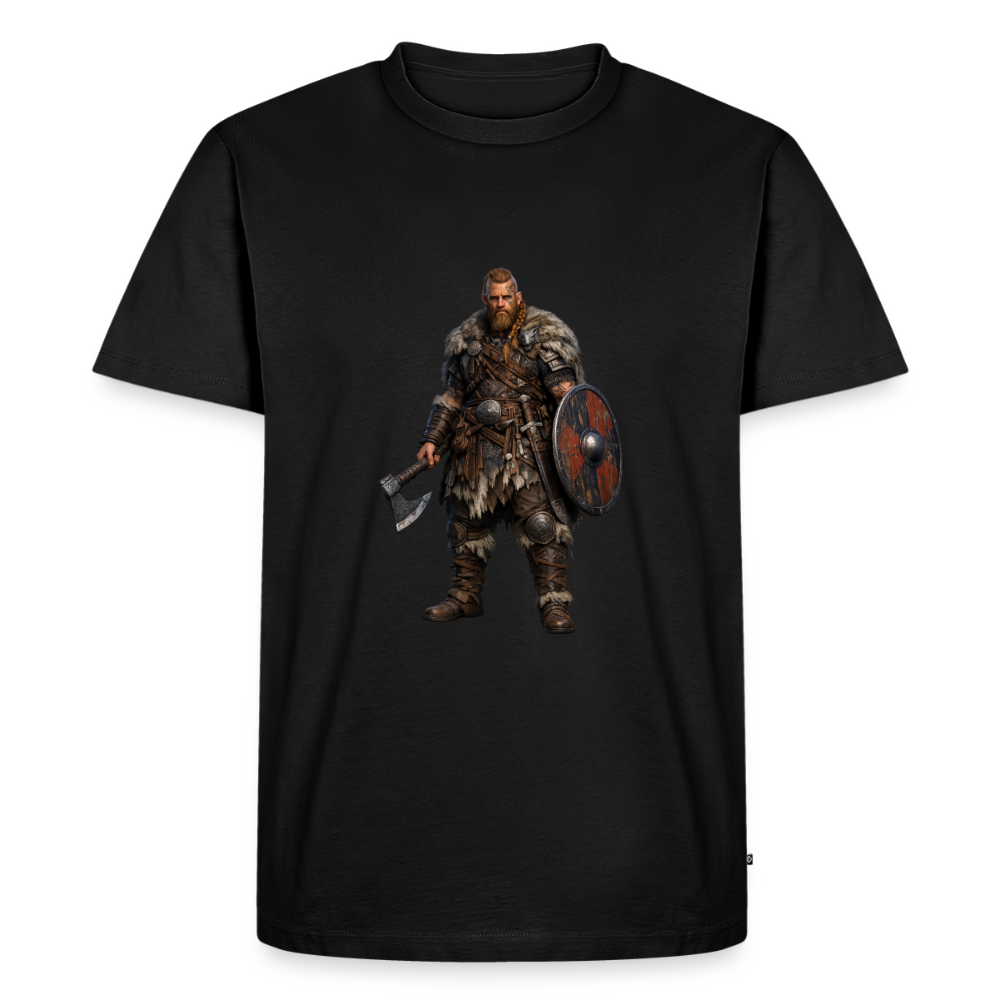Premium T-Shirt "Wikinger I" - Schwarz