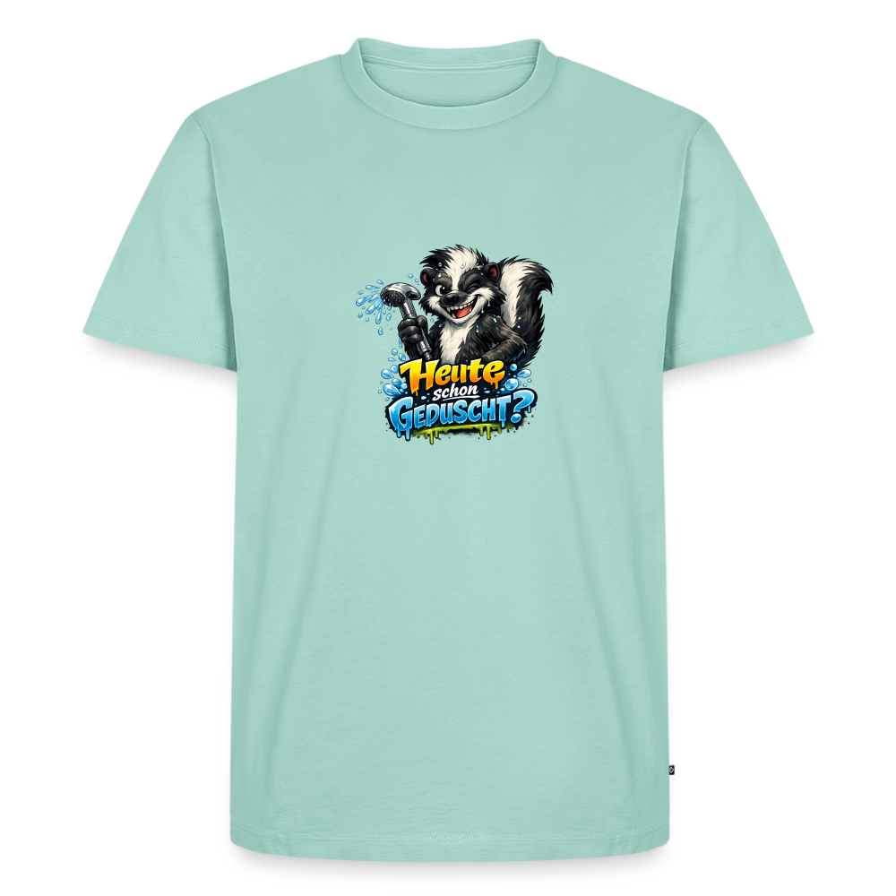 Premium T-Shirt "Geduscht" - Mint 