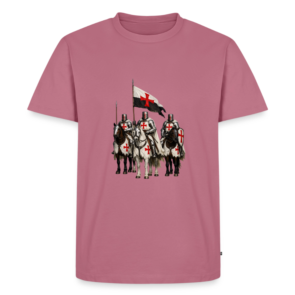 Premium T-Shirt "Ritter zu Pferd II" - Mauve