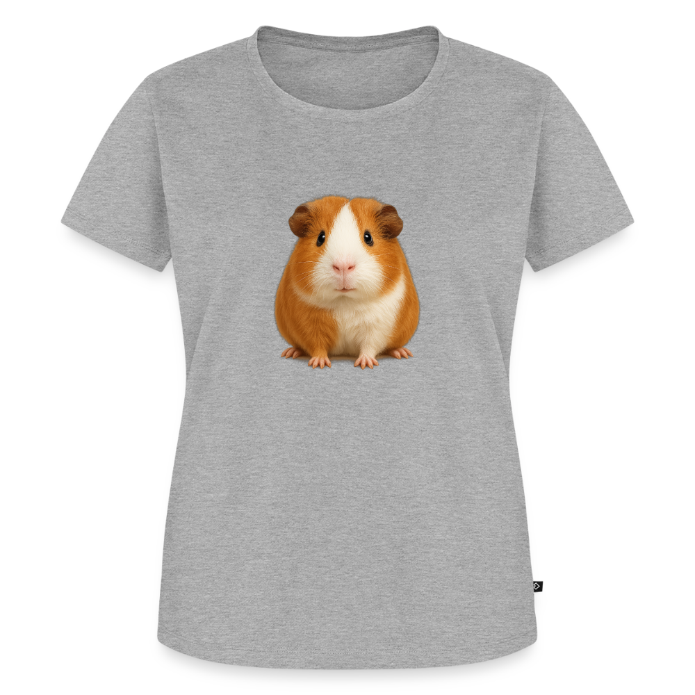 Premium T-Shirt "Meerschweinchen III" - Grau meliert
