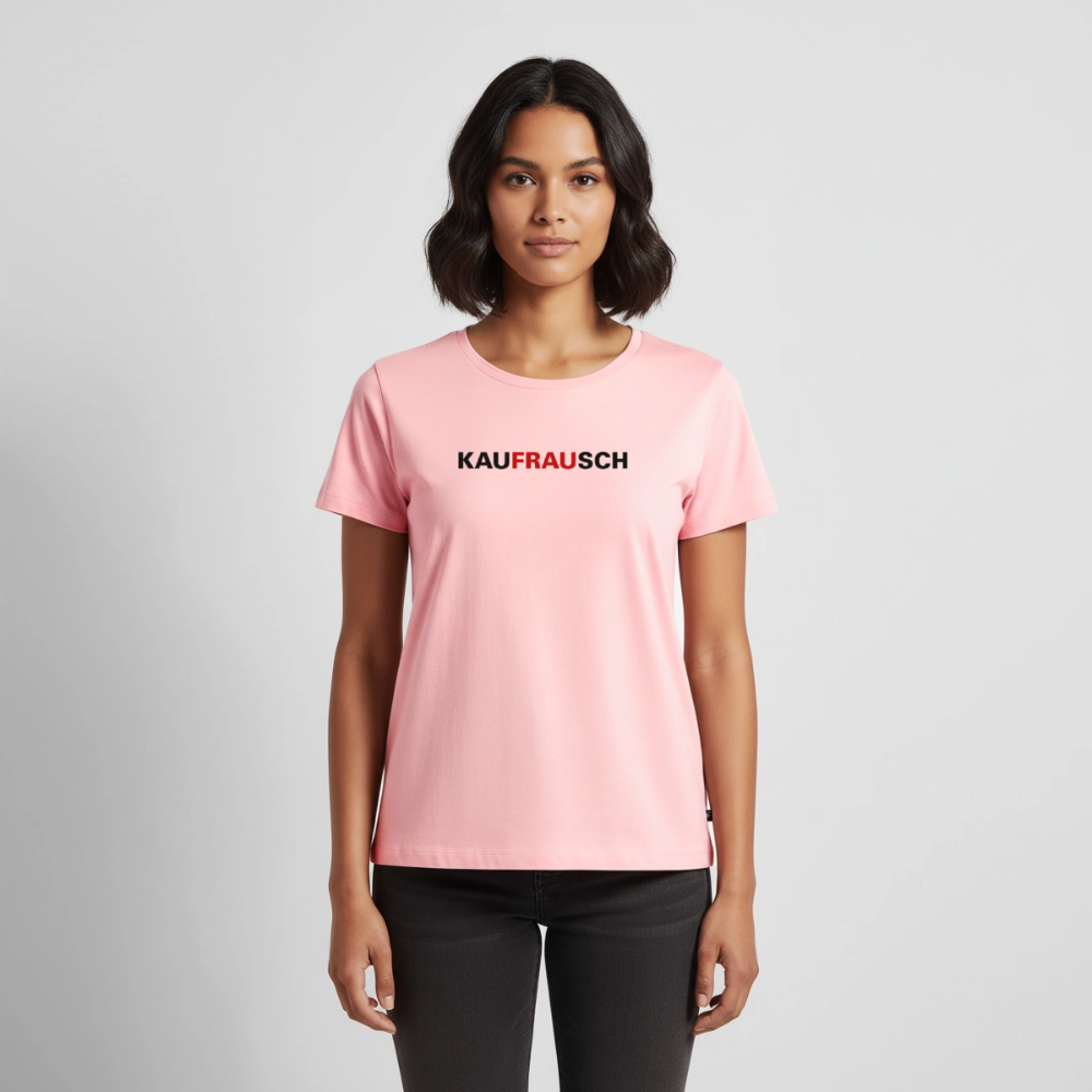 Premium T-Shirt "Kaufrausch" - Rosa
