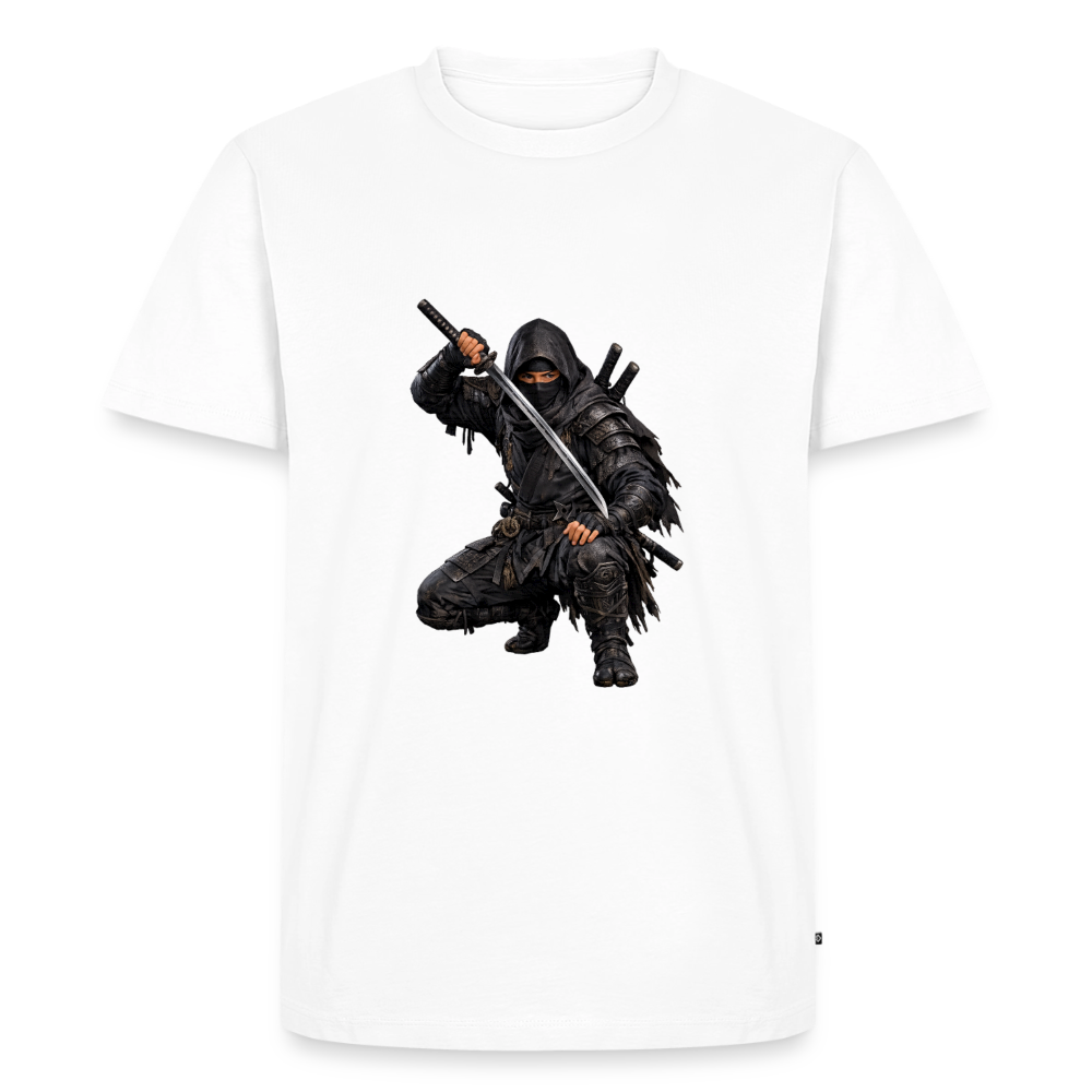 Premium T-Shirt "Ninja III" - Weiß