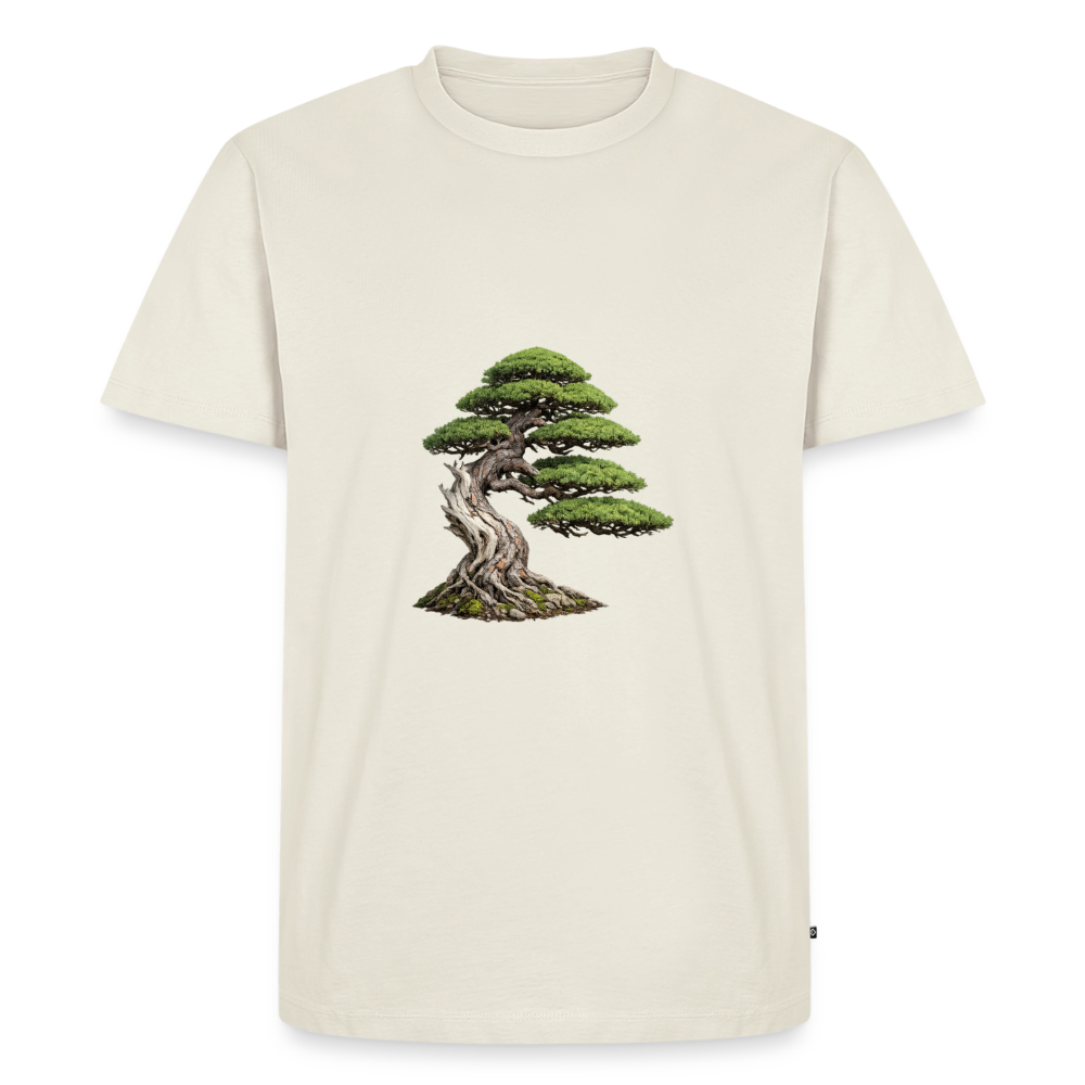 Premium T-Shirt "Bonsai" - Naturweiß