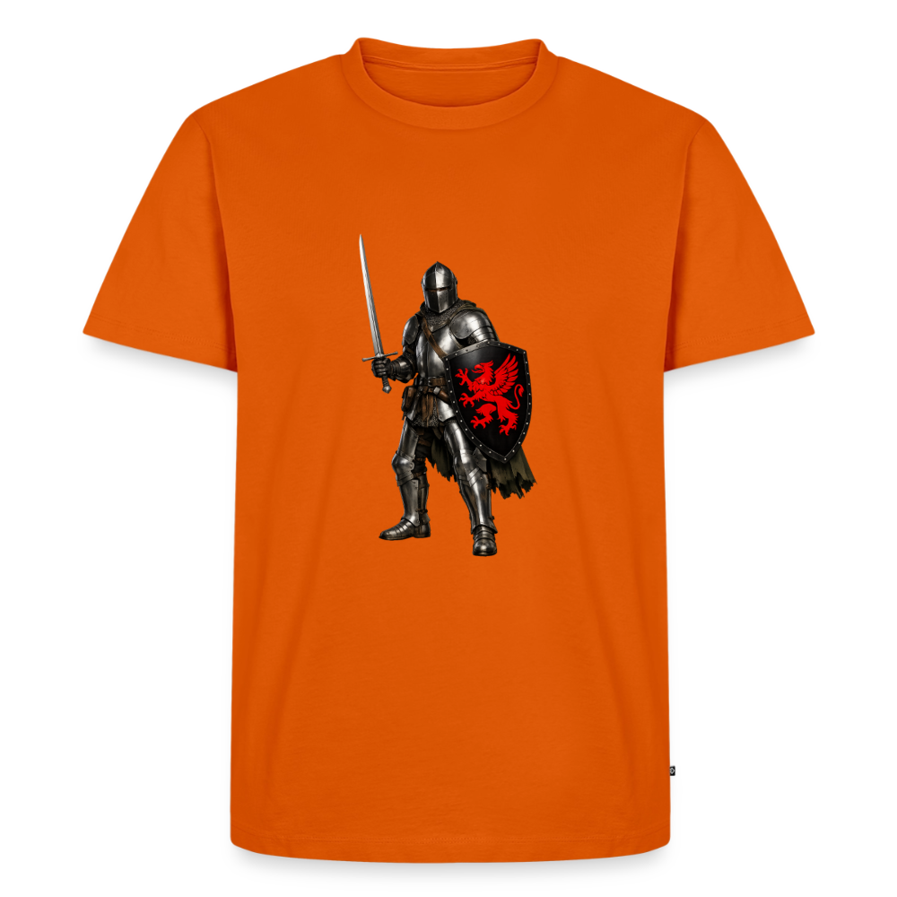 Premium T-Shirt "Ritter roter Greif" - Orange 