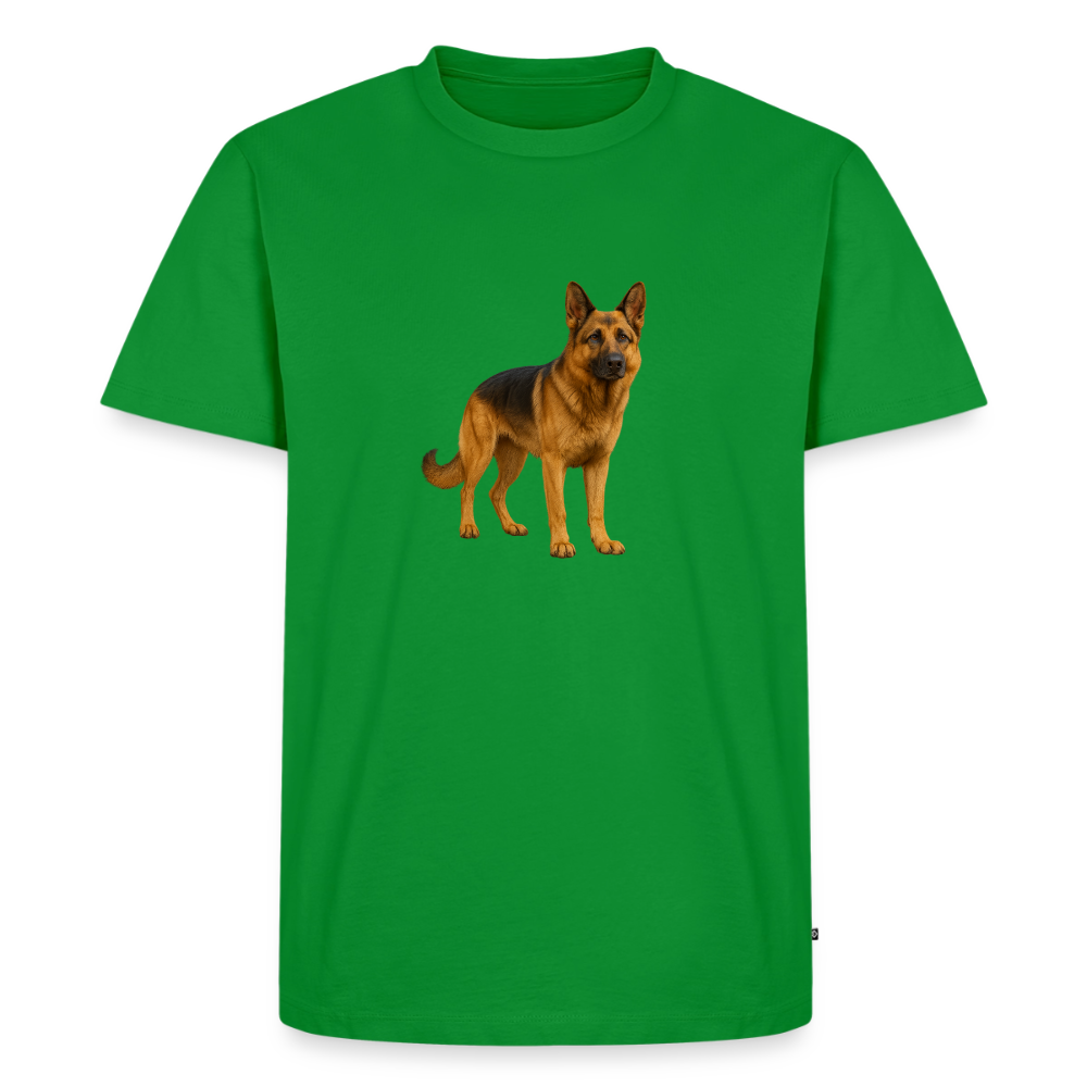 Premium T-Shirt "Schäferhund" - Grün