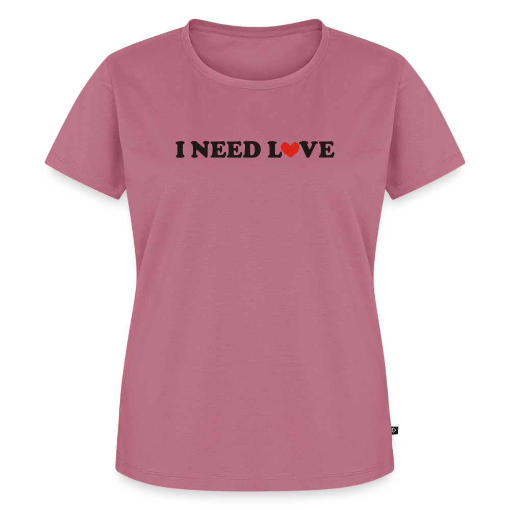 Premium T-Shirt "Need Love" - Mauve