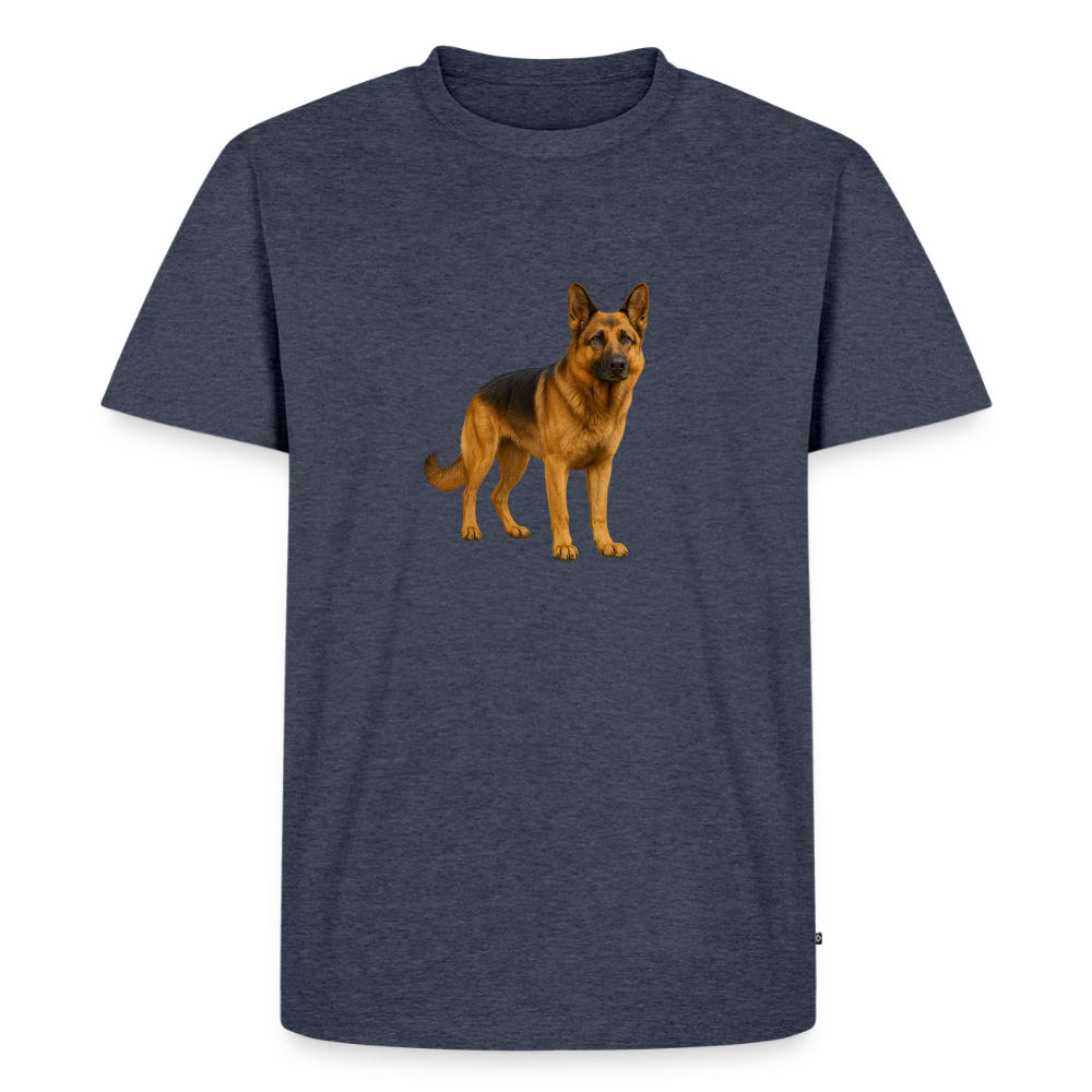 Premium T-Shirt "Schäferhund" - Jeansblau 