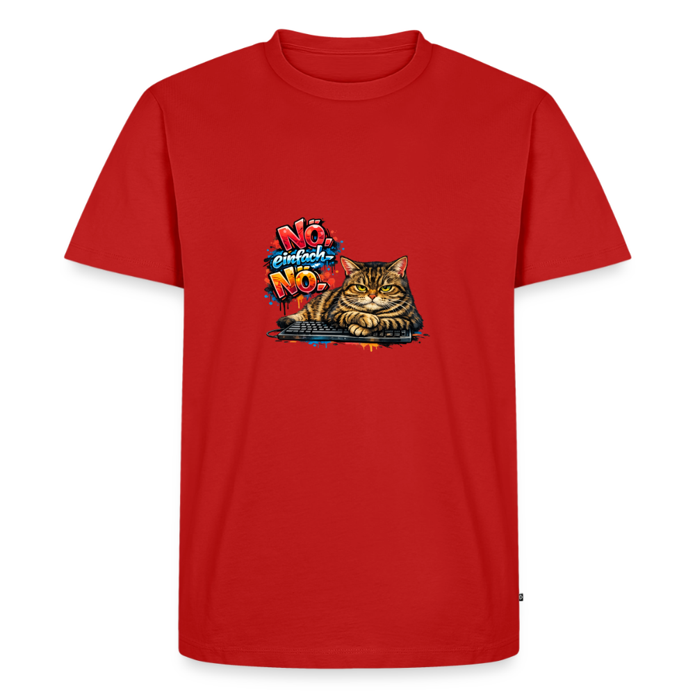 Premium T-Shirt "Nö" - Rot