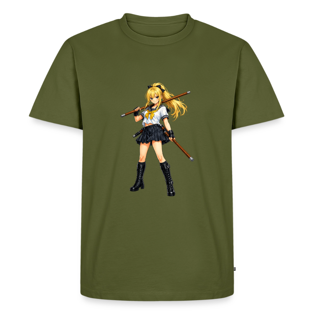 Premium T-Shirt "Blondie" - Khaki