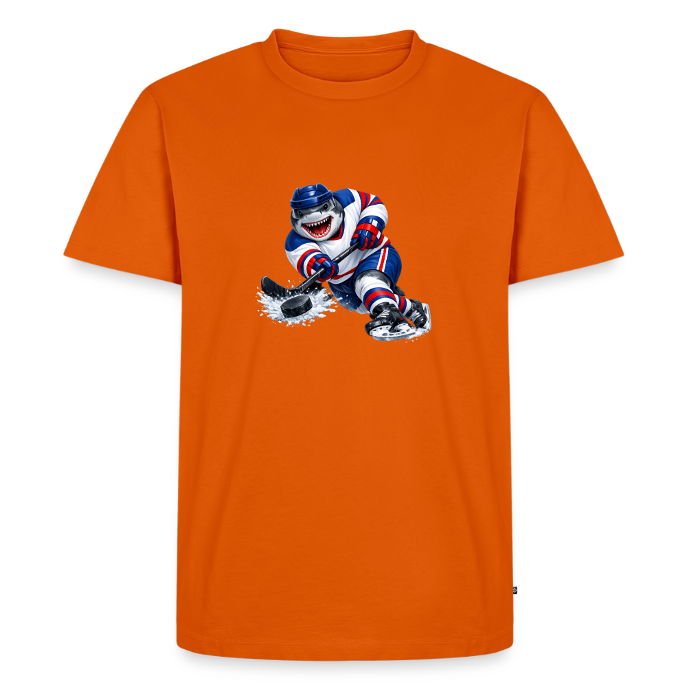 Premium T-Shirt "Hockey Hai" - Orange 