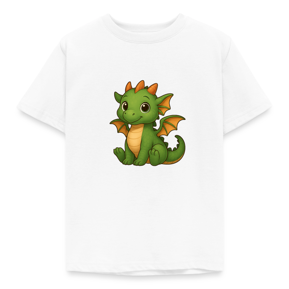 Kinder T-Shirt "Kleiner Drache" - Weiß