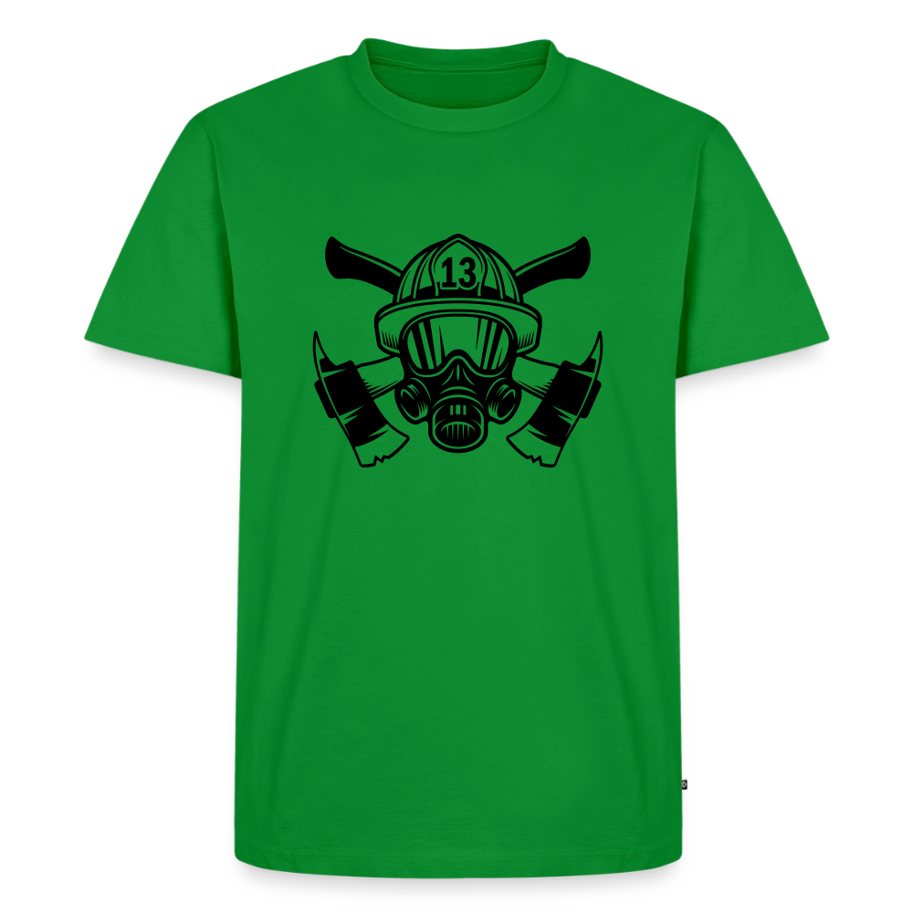 Premium T-Shirt "Feuerwehr" - Grün