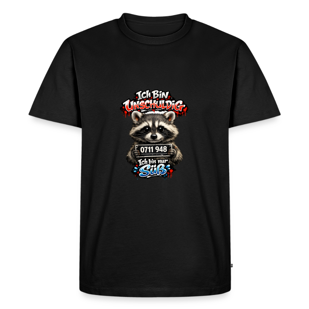 Premium T-Shirt "Ich bin unschuldig" - Schwarz