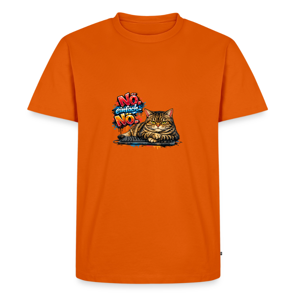 Premium T-Shirt "Nö" - Orange 
