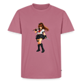 Premium T-Shirt "Anime Woman" - Mauve