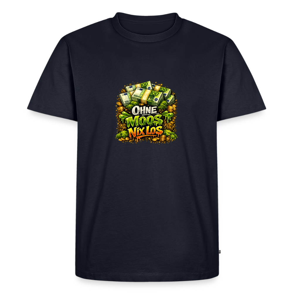 Premium T-Shirt "Ohne Moos.." - Navy