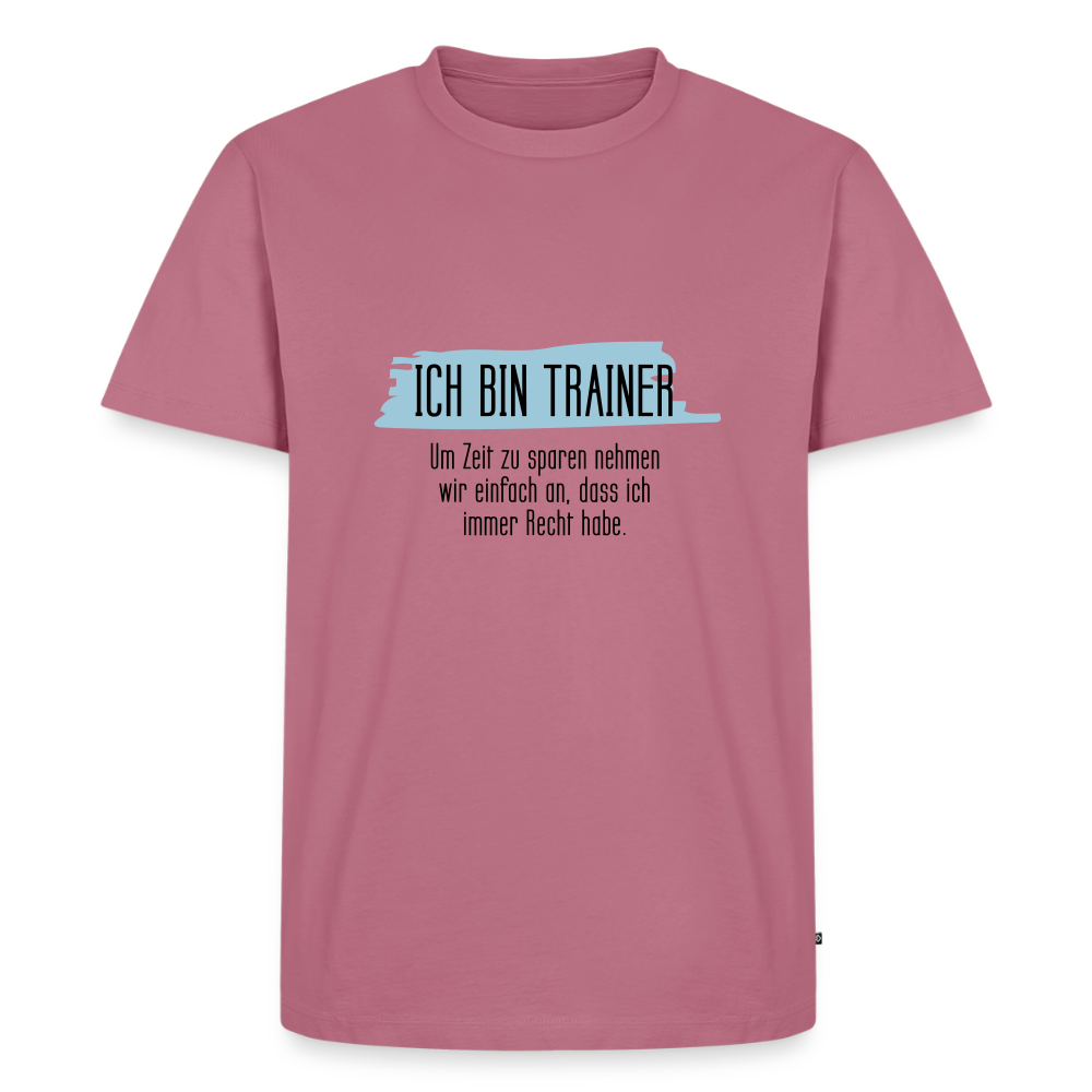 Premium T-Shirt "Trainer" - Mauve