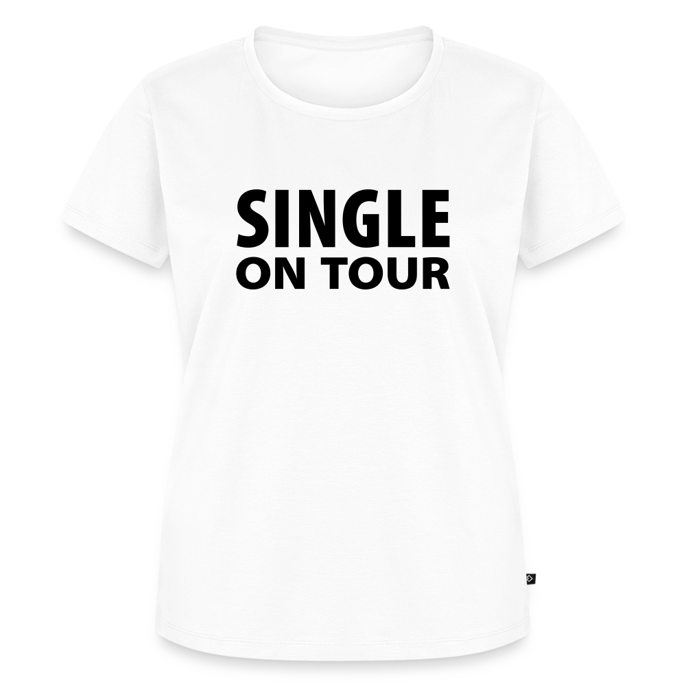 Premium T-Shirt "Single on Tour" - Weiß