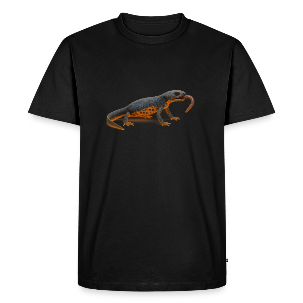 Premium T-Shirt "Feuerbauchmolch" - Schwarz