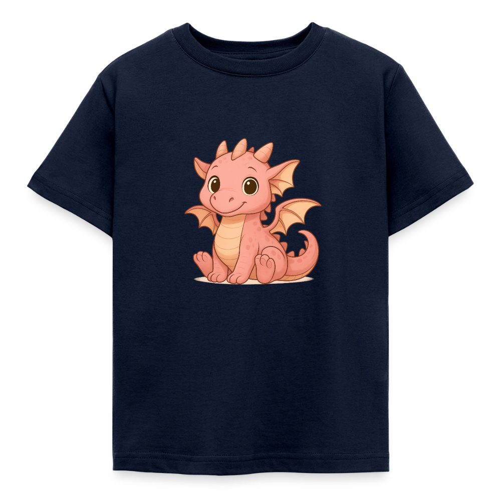 Kinder T-Shirt "Kleiner Drache" - Navy