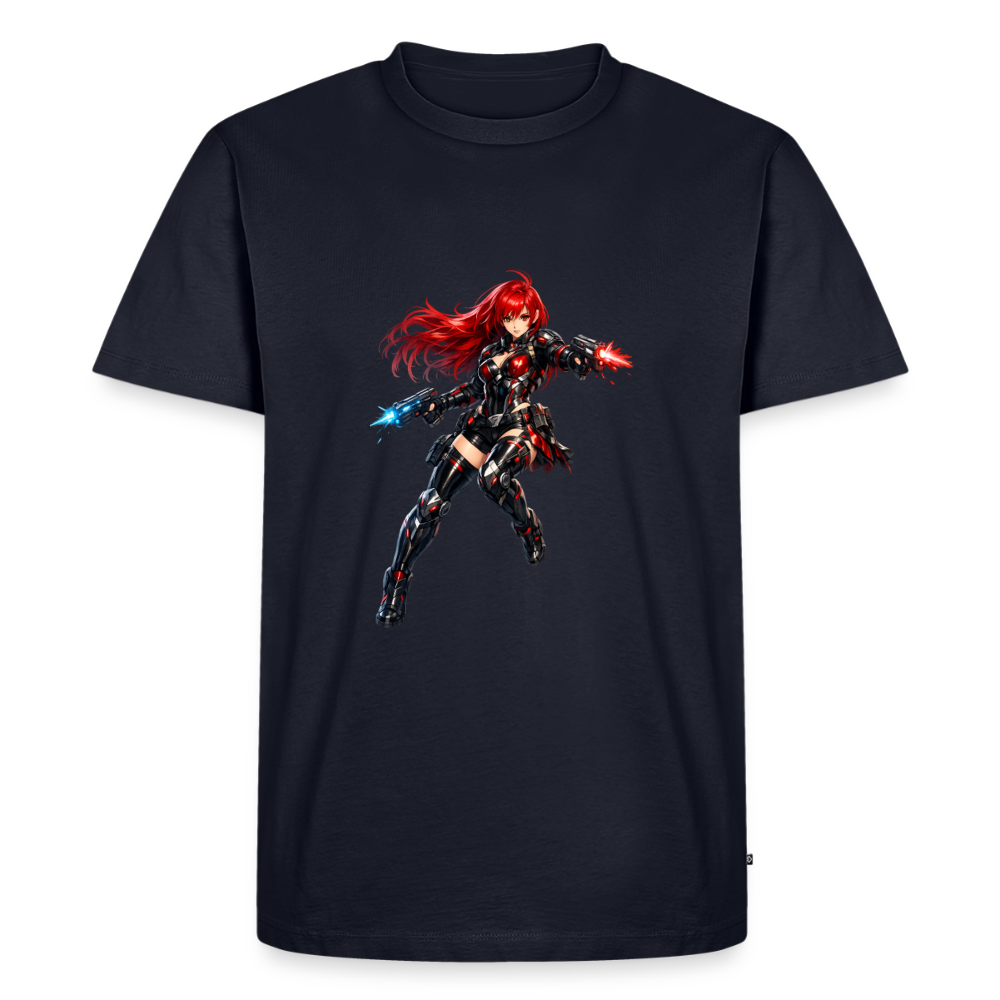 Premium T-Shirt "Future Woman I" - Navy