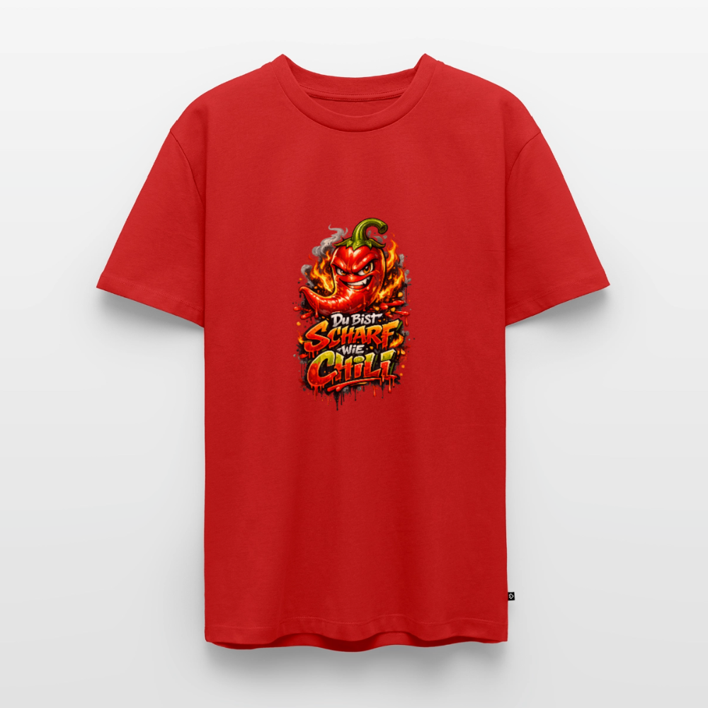 Männer Premium T-Shirt "Scharf wie Chili" - Rot