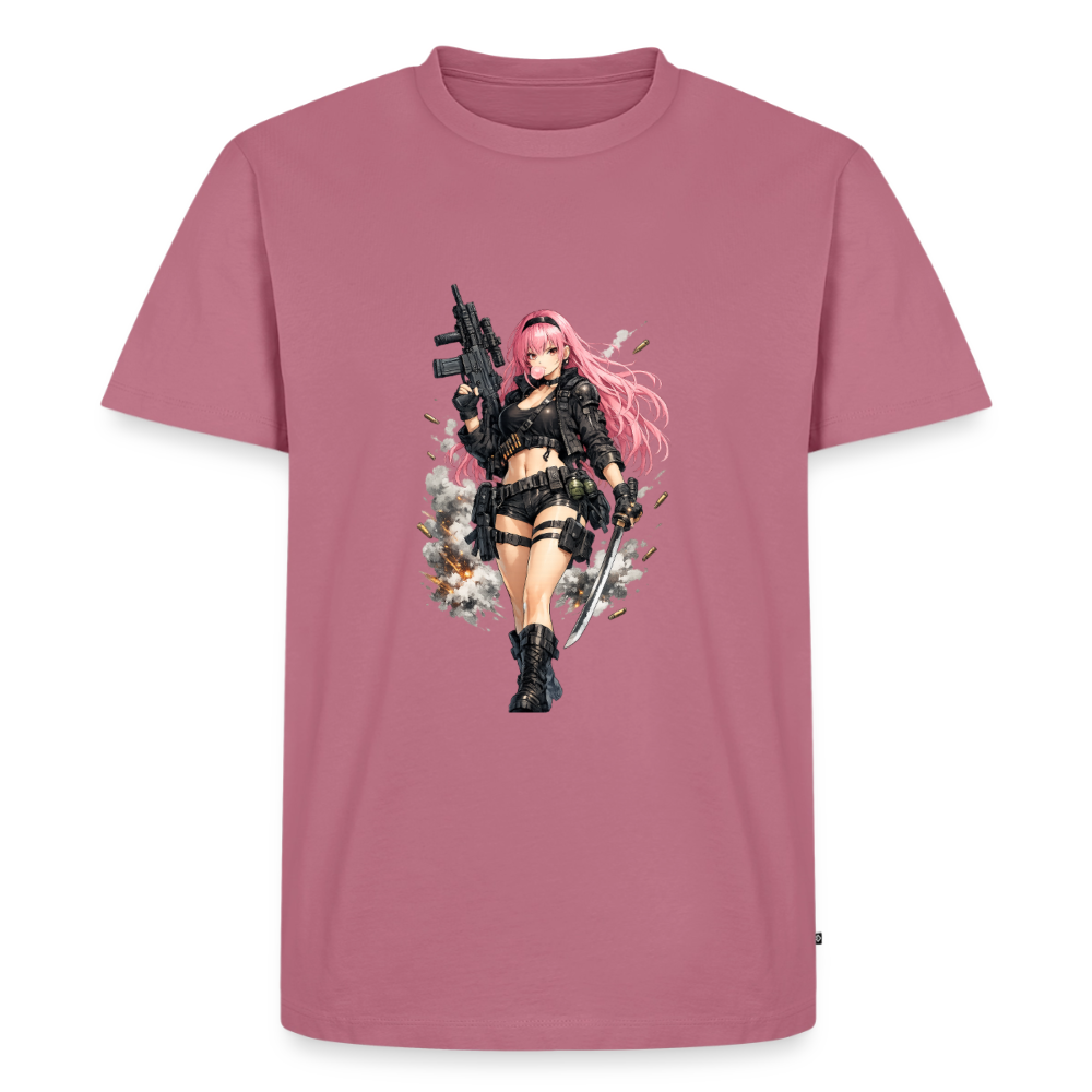 Premium T-Shirt "Anime Lady" - Mauve