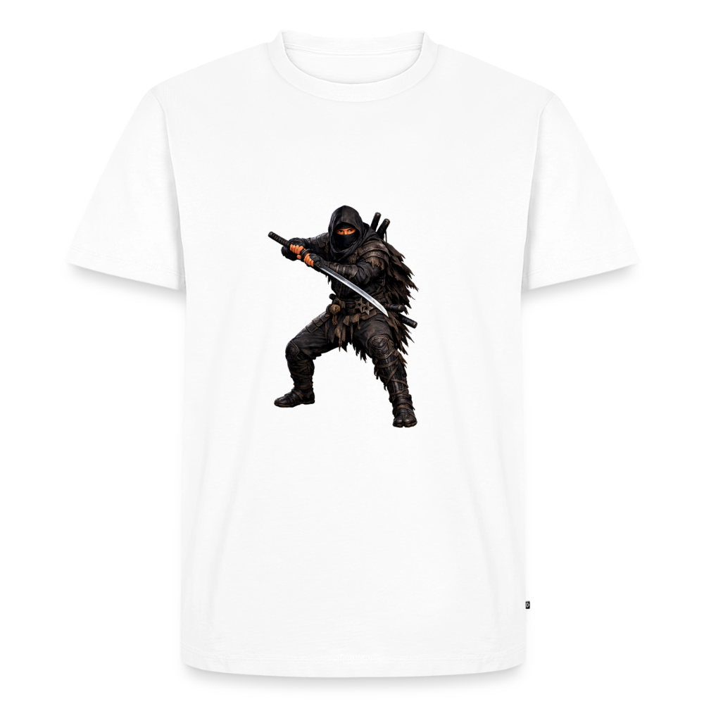 Premium T-Shirt "Ninja 1" - Weiß