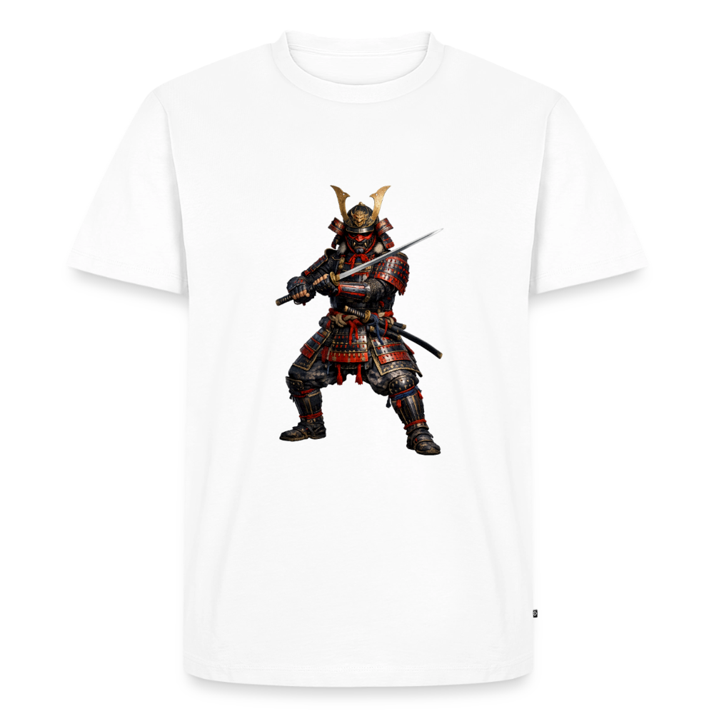 Premium T-Shirt "Samurai" - Weiß