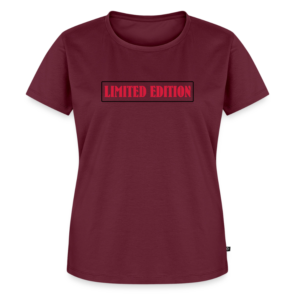 Premium T-Shirt "Limited Edition" - Burgunderrot