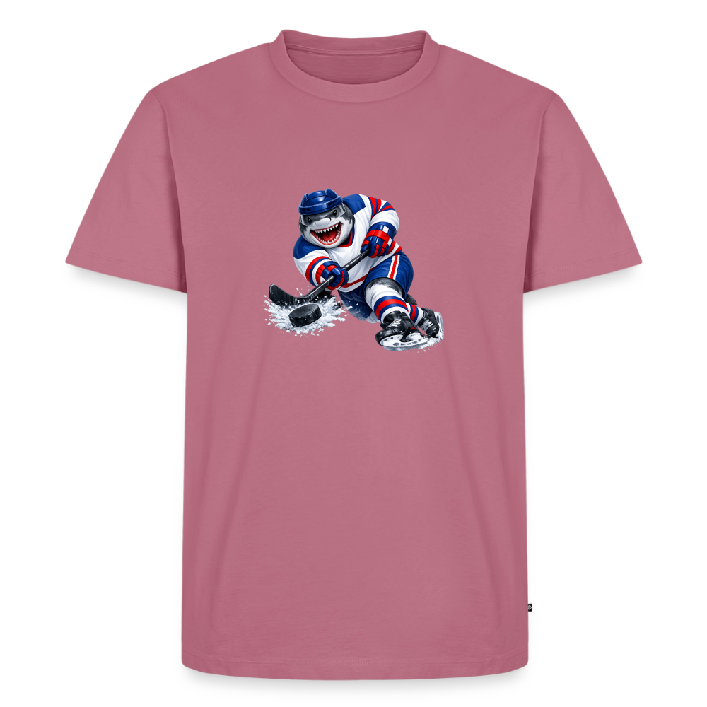 Premium T-Shirt "Hockey Hai" - Mauve