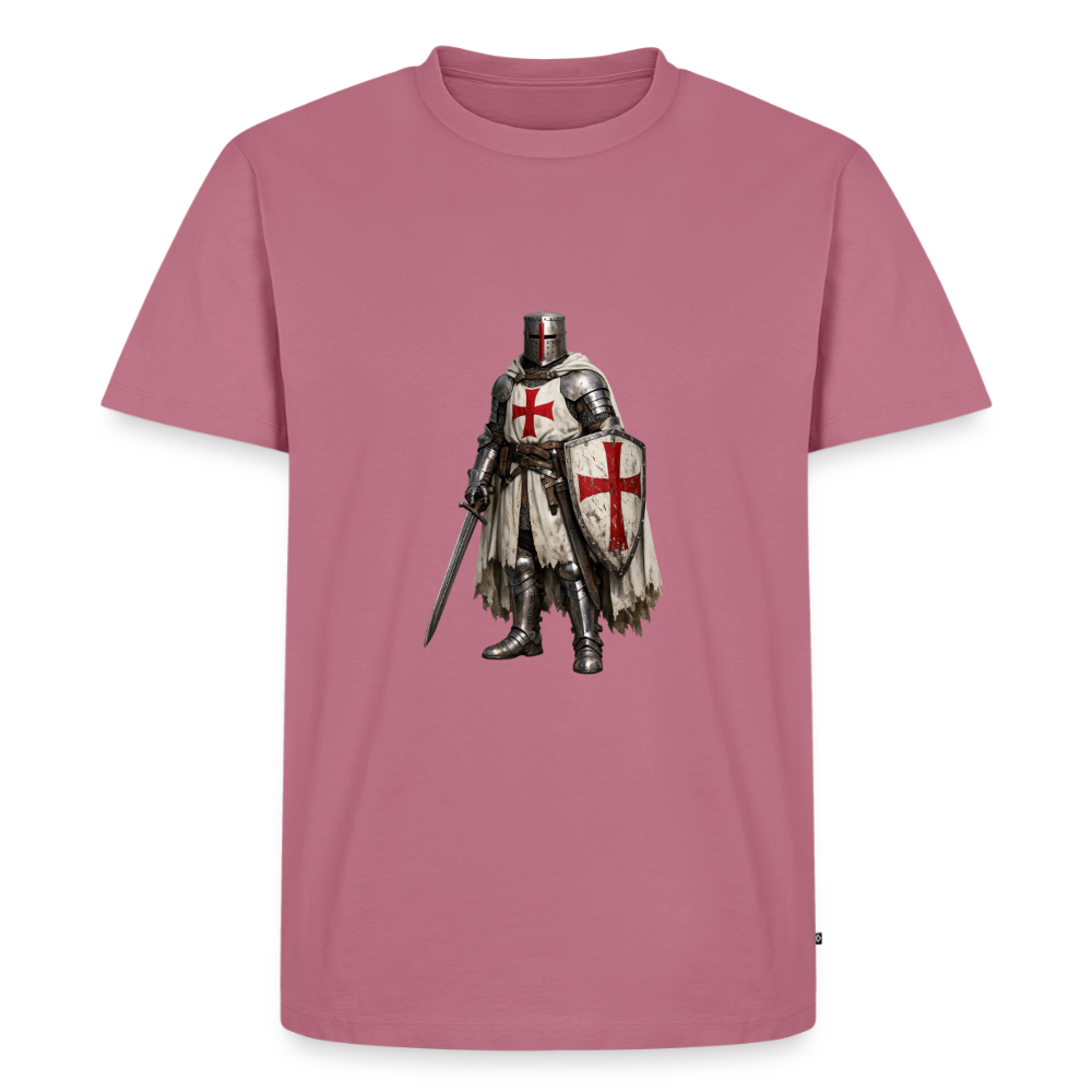 Premium T-Shirt "Kreuzritter" - Mauve