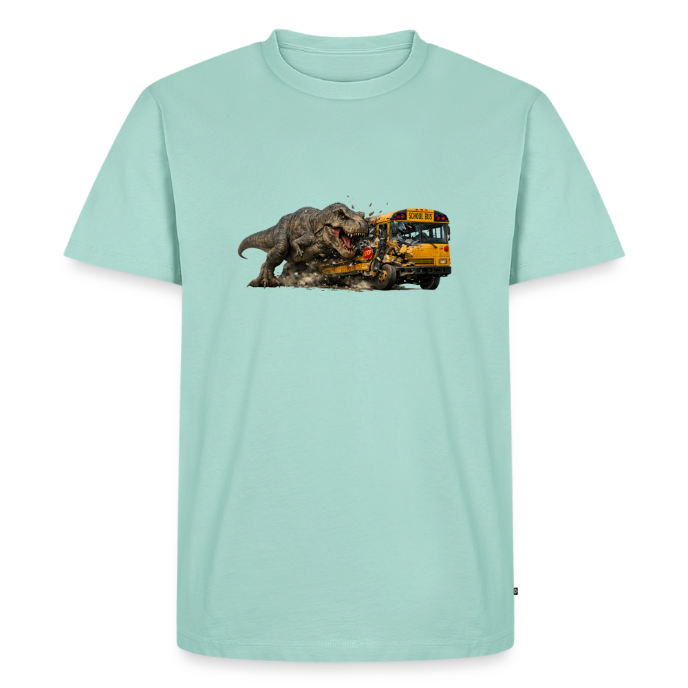 Premium T-Shirt "T-Rex Crash" - Mint 