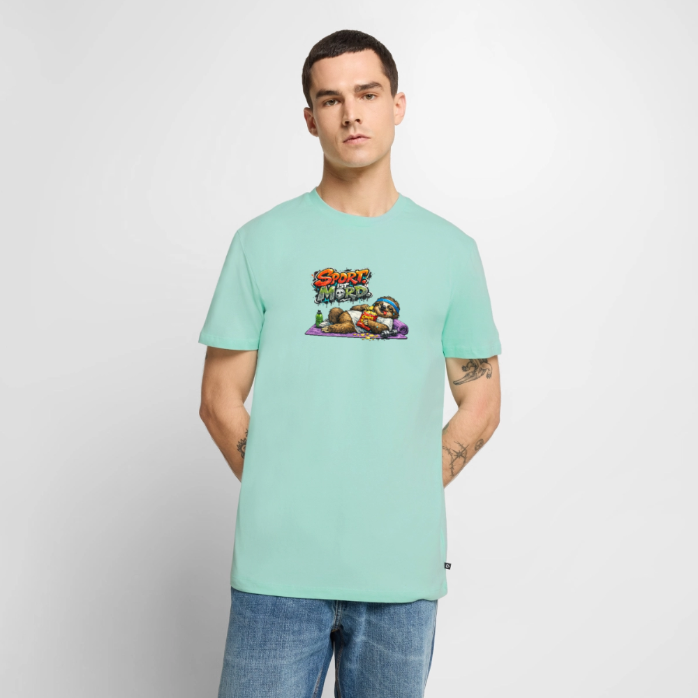 Premium T-Shirt "Sport ist Mord" - Mint 