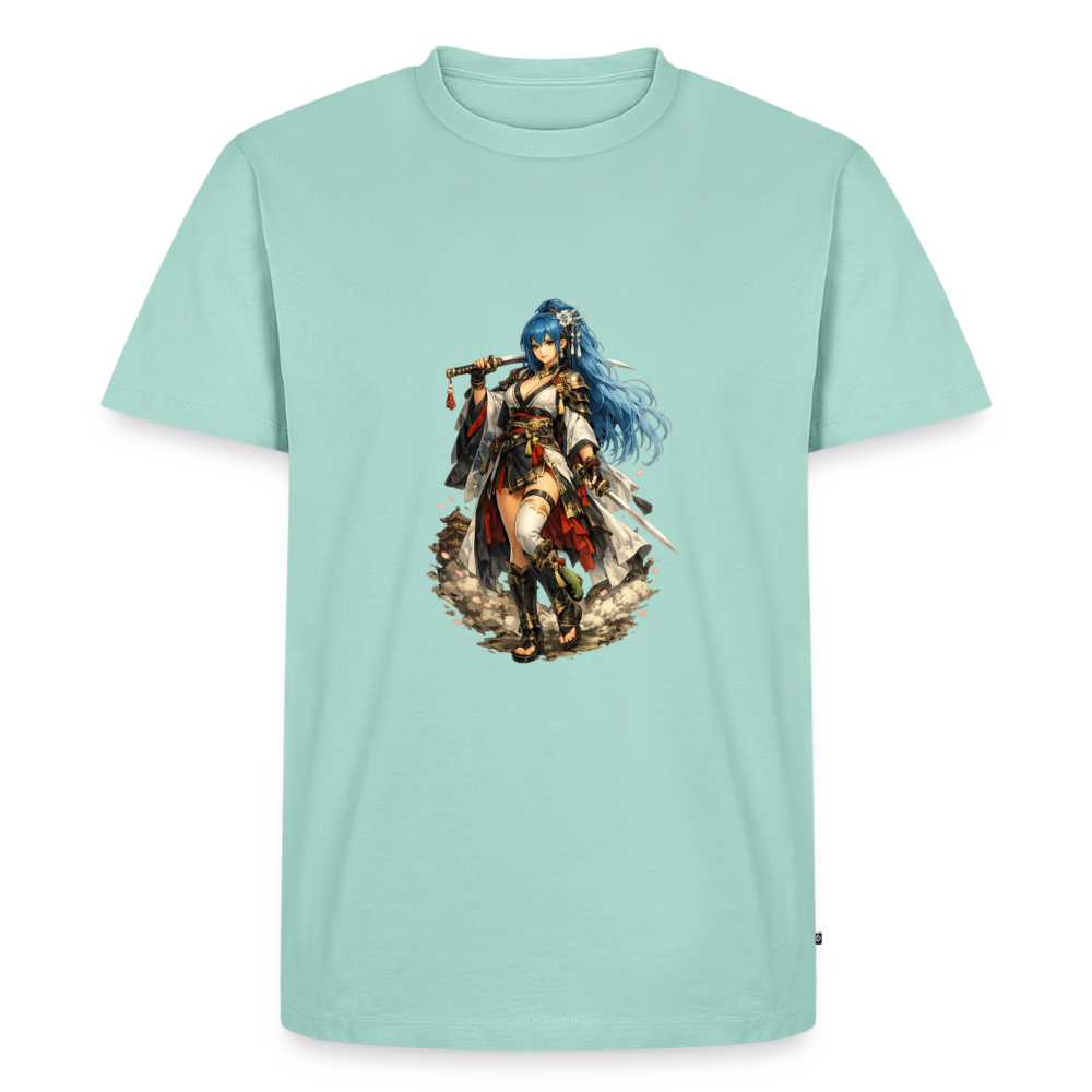 Premium T-Shirt "Anime Woman" - Mint 
