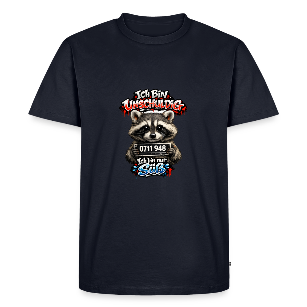 Premium T-Shirt "Ich bin unschuldig" - Navy