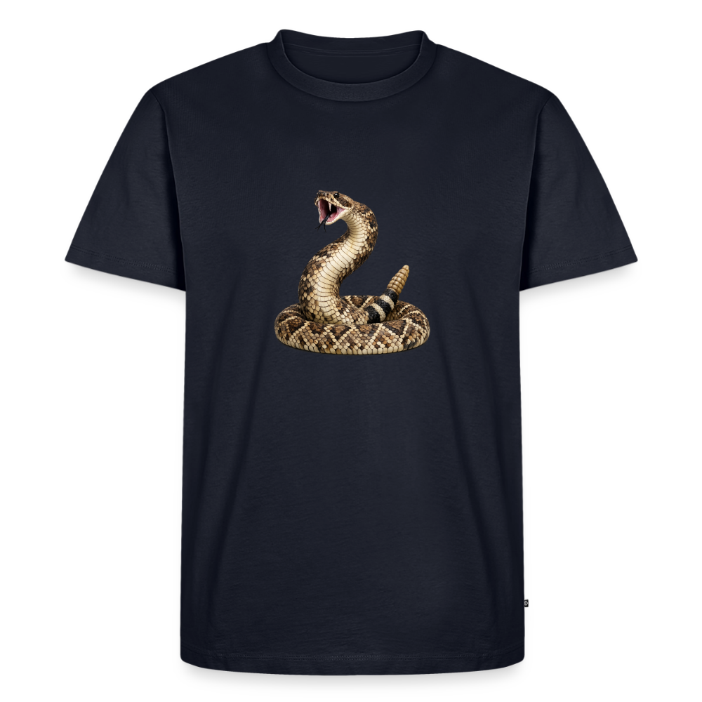 Premium T-Shirt "Klapperschlange" - Navy