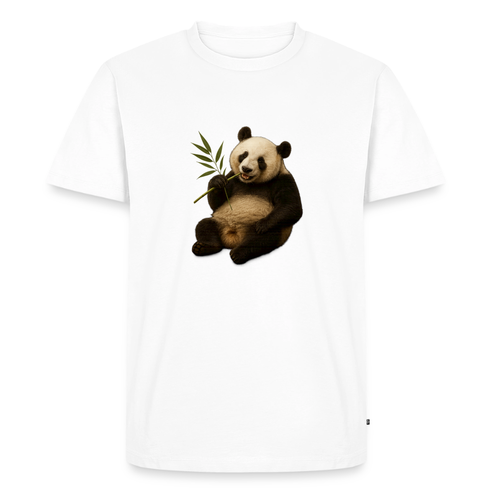 Premium T-Shirt "Panda" - Weiß