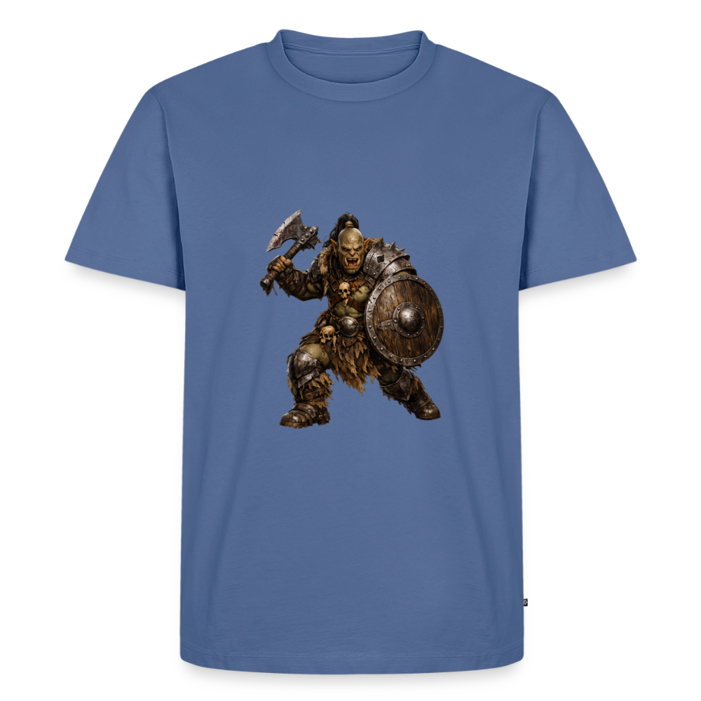 Premium T-Shirt "Orc III" - Taubenblau