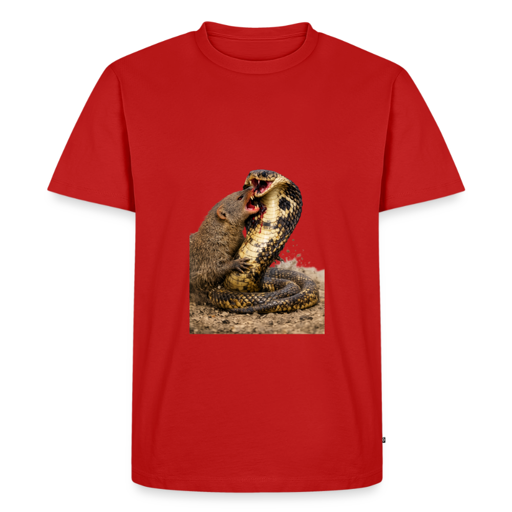 Premium T-Shirt "Mungo vs Cobra" - Rot