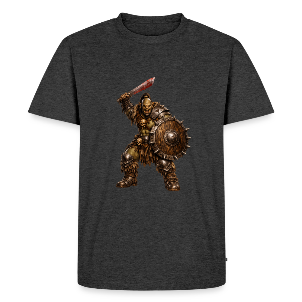 Premium T-Shirt "Orc" - Anthrazit meliert