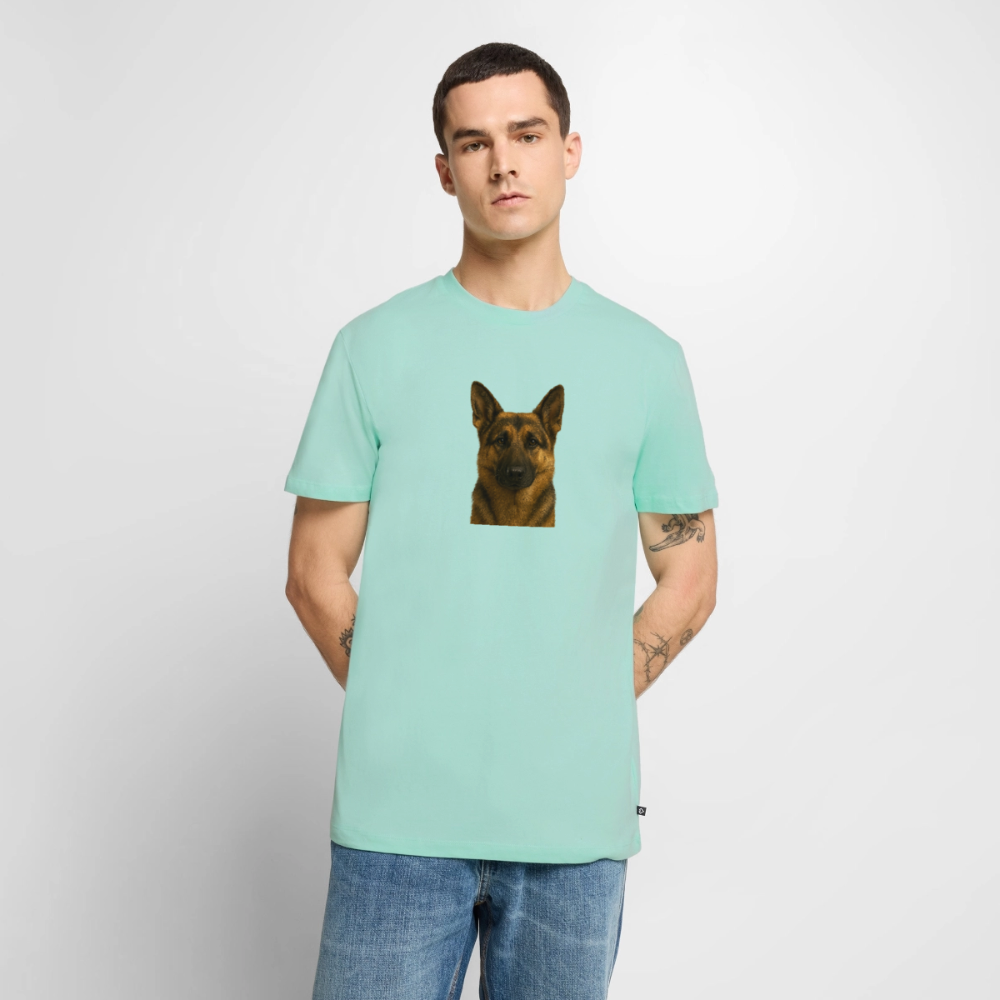 Premium T-Shirt "Schäferhund" - Mint 