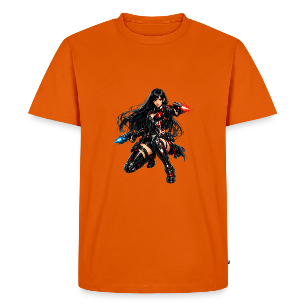 Premium T-Shirt "Future Woman" - Orange 
