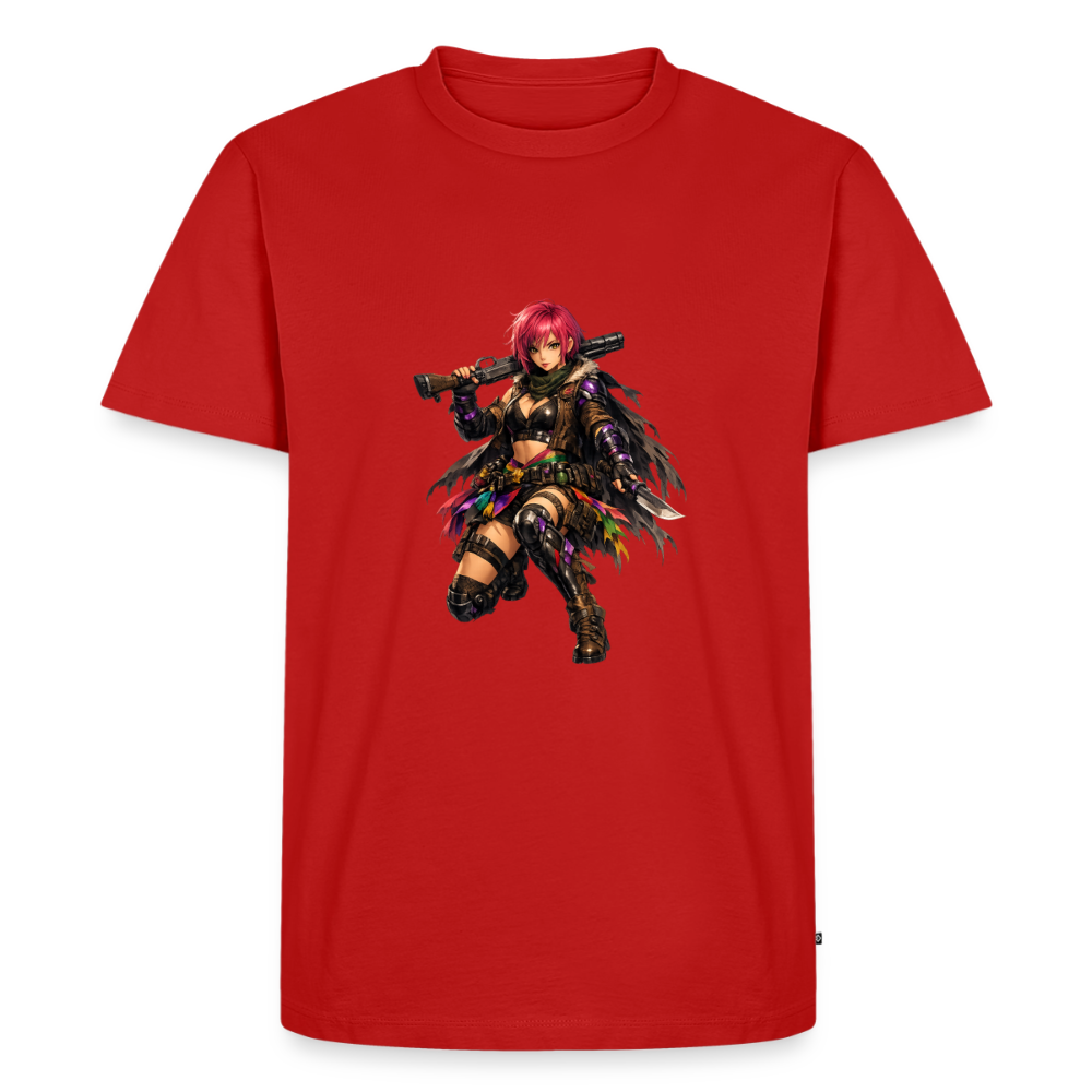 Premium T-Shirt "Future Woman" - Rot