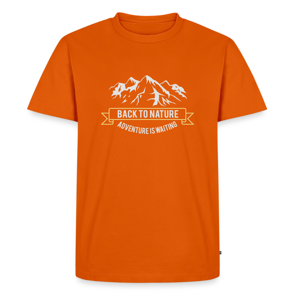 Männer Premium T-Shirt - Orange 