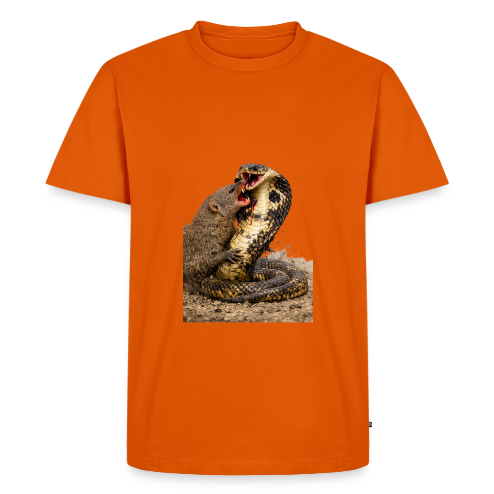 Premium T-Shirt "Mungo vs Cobra" - Orange 