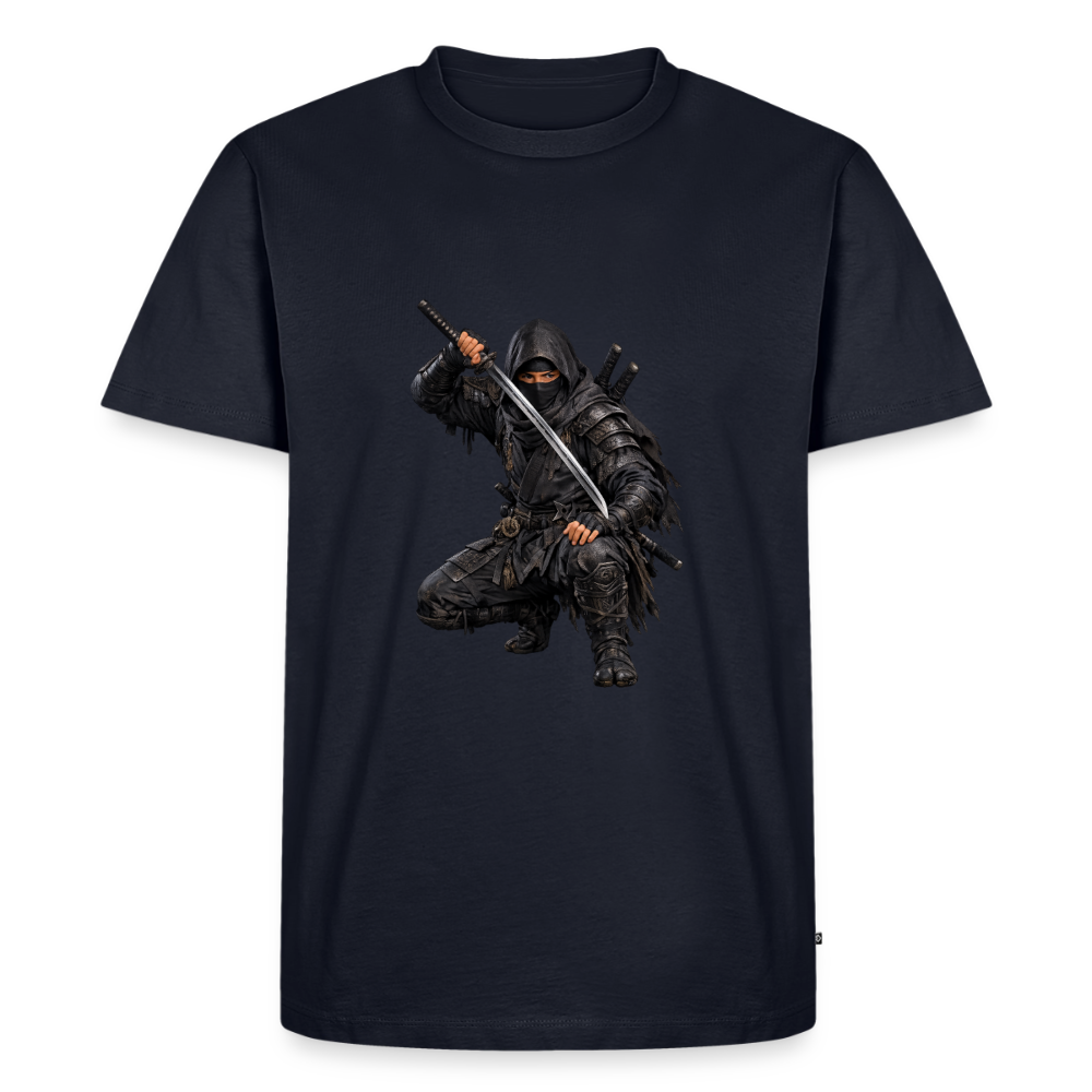 Premium T-Shirt "Ninja III" - Navy