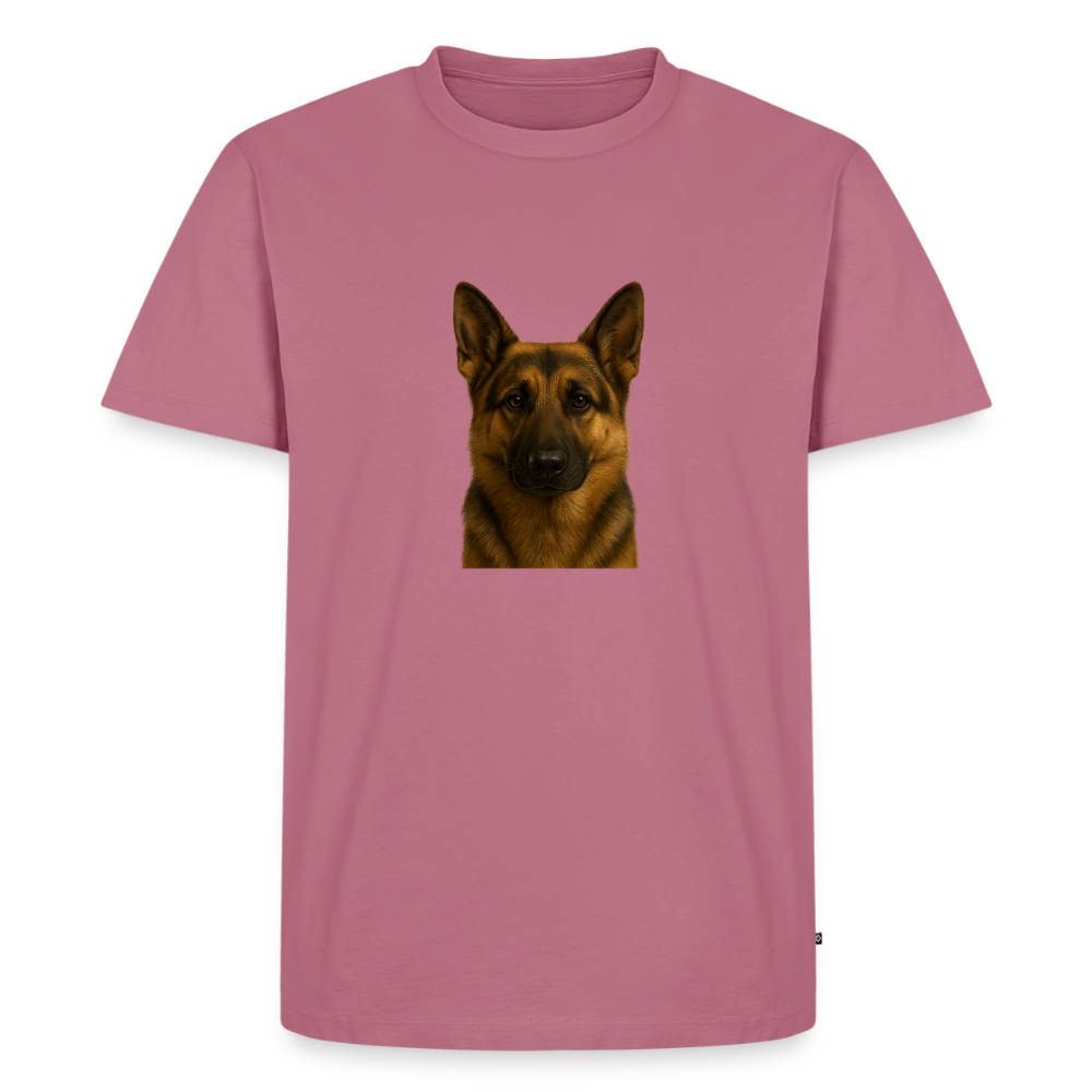 Premium T-Shirt "Schäferhund" - Mauve
